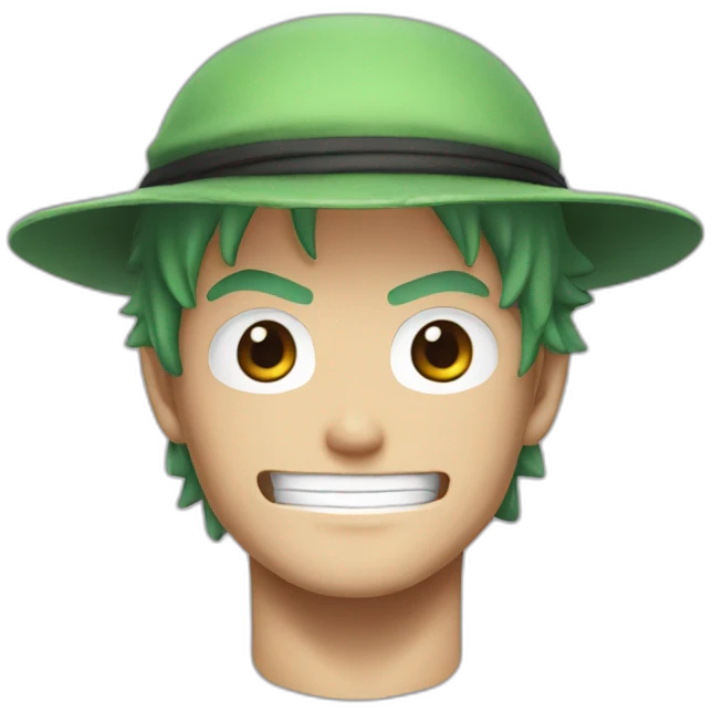 One piece character zoro emoji