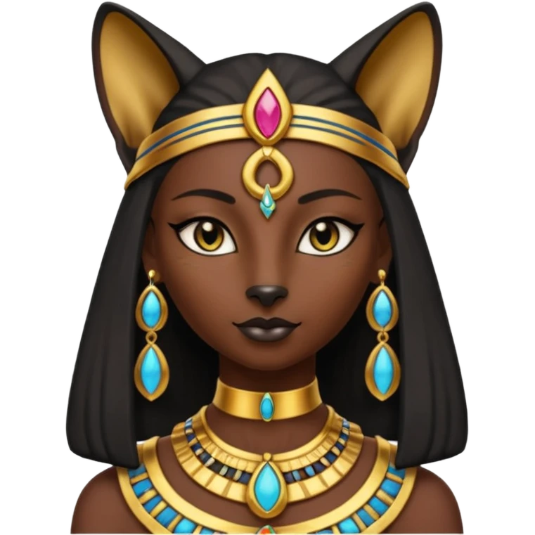 Bastet from Egyptian Gods emoji