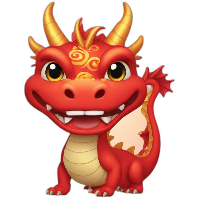 dragon cute chinese new year emoji