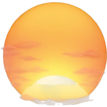 sunrise emoji
