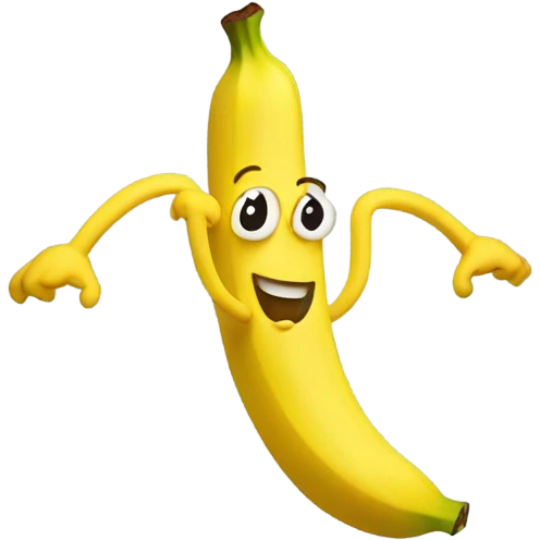 Dancing banana emoji