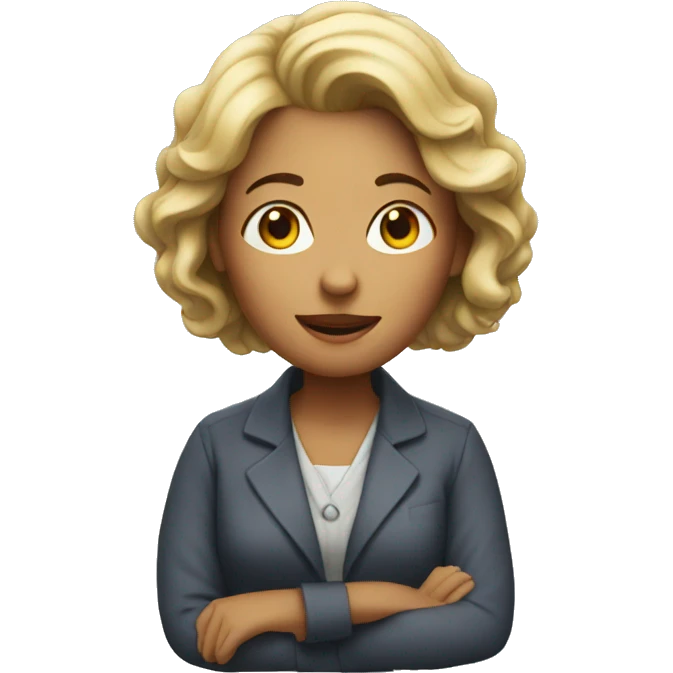 woman saying npo emoji