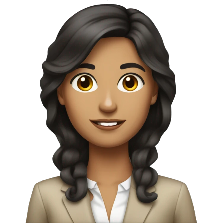 Spanish luxury realtor dark hair tan skin emoji