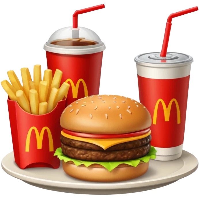 1990’s McDonald’s meal  emoji