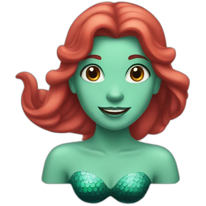 Little mermaid emoji