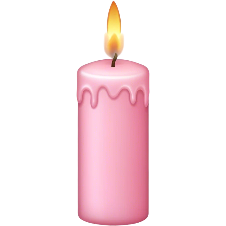 Light pink candle  emoji