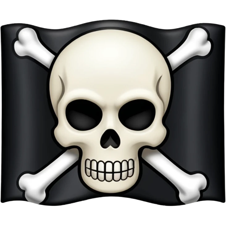 jolly roger flag emoji from one piece emoji