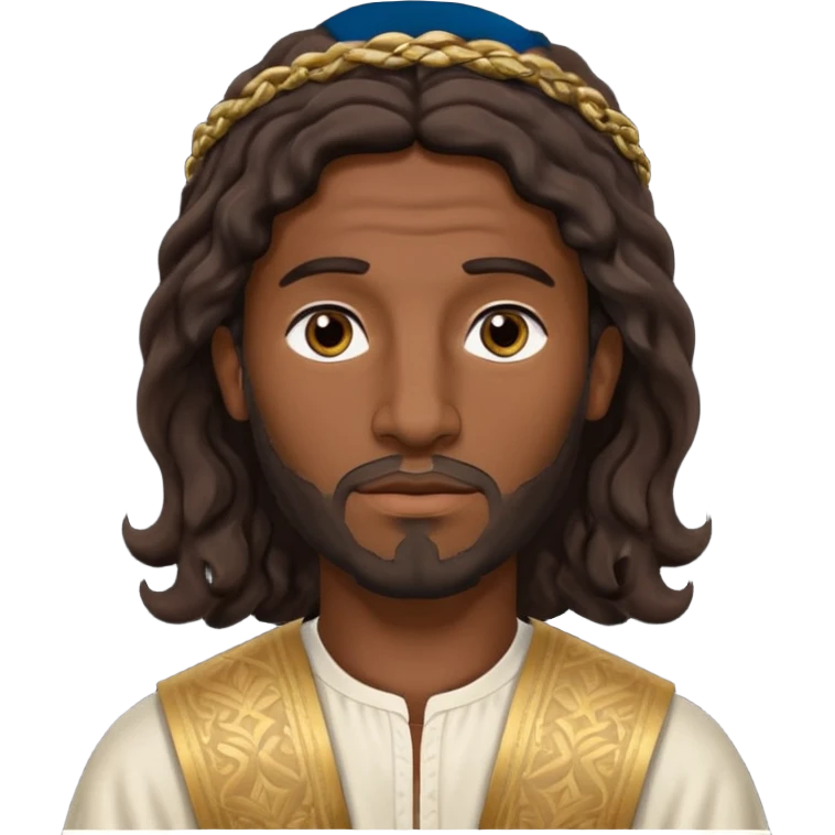 boaz - arab man from the bible no headdress with hair  emoji