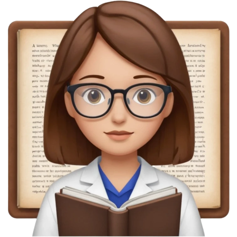 person studying a pathology textbook emoji