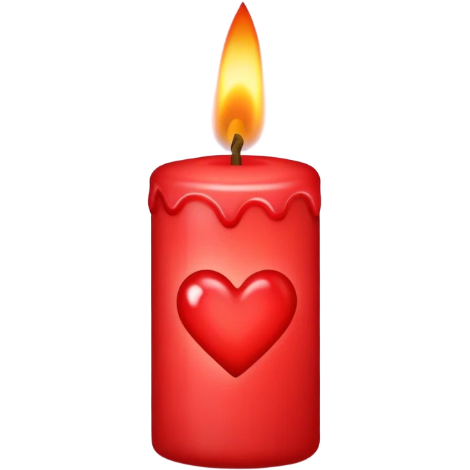“Candle with hearts” emoji