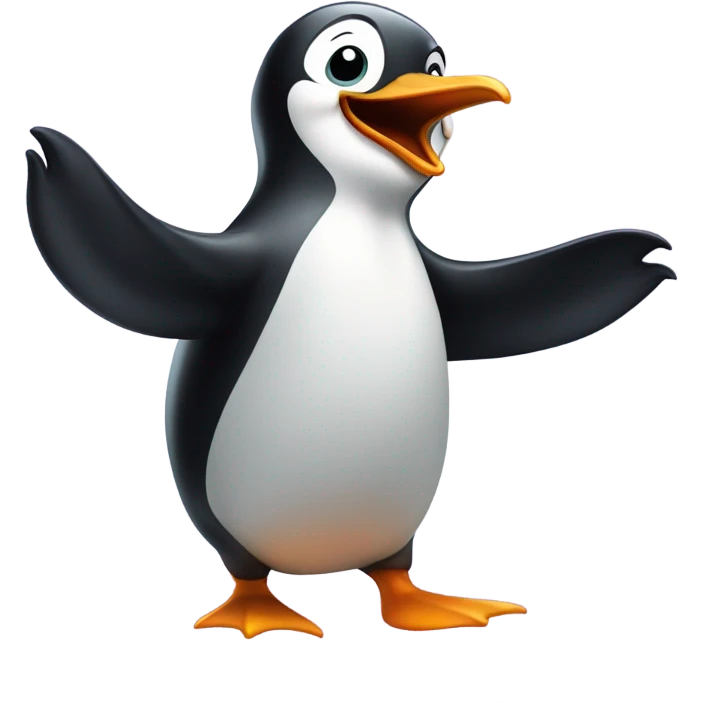 dancing pinguin emoji