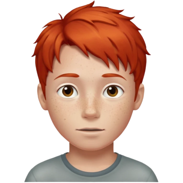 Red hair boy  emoji