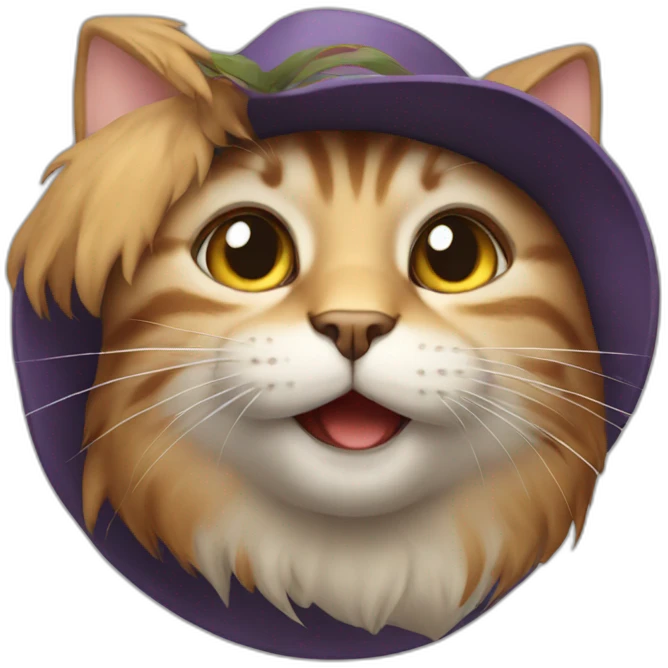cat rofl hat emoji