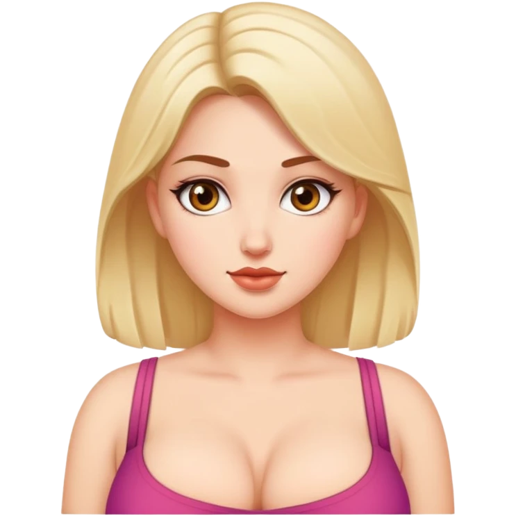 busty girl emoji