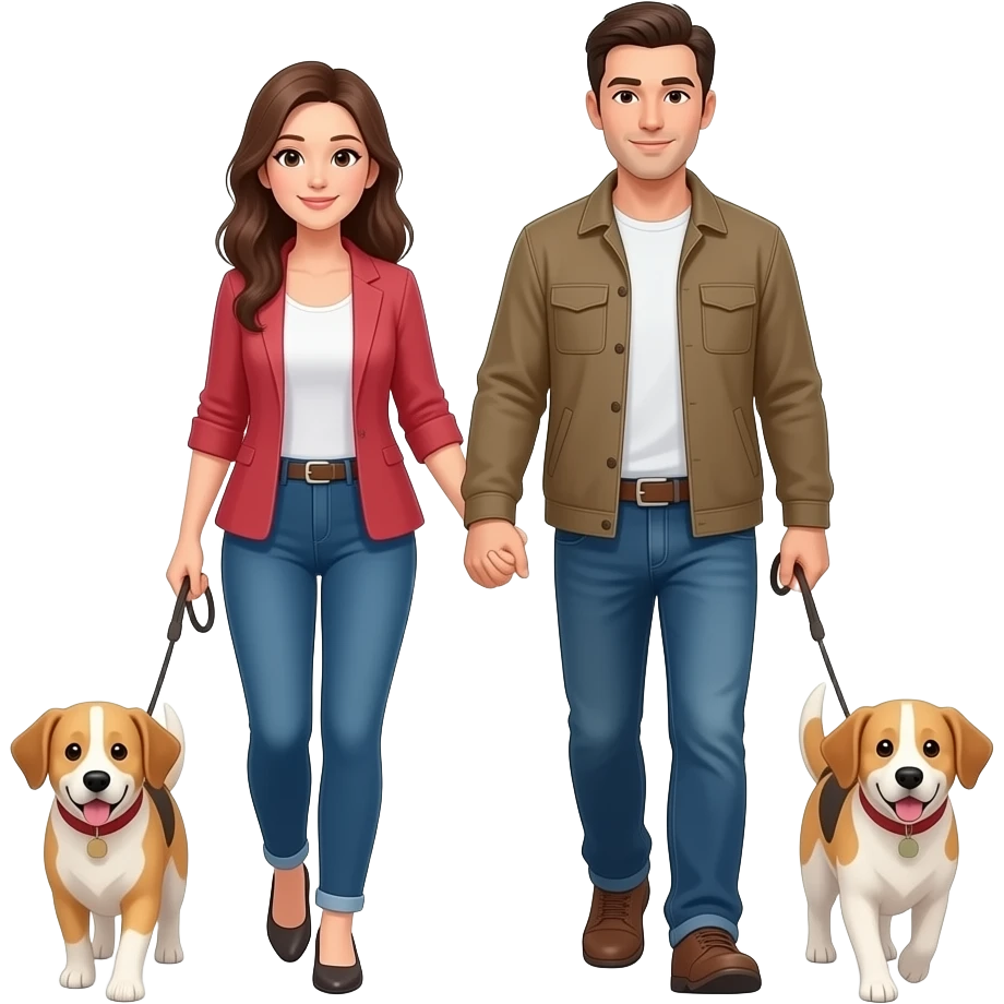 ♀️♂️🐕🐕 emoji