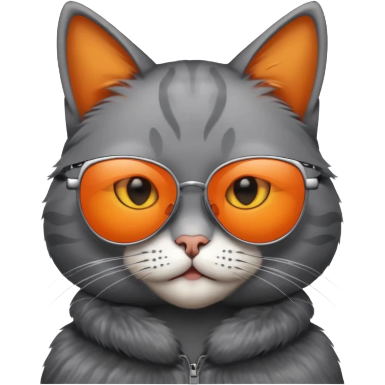 Cat wearing sunglasses emoji