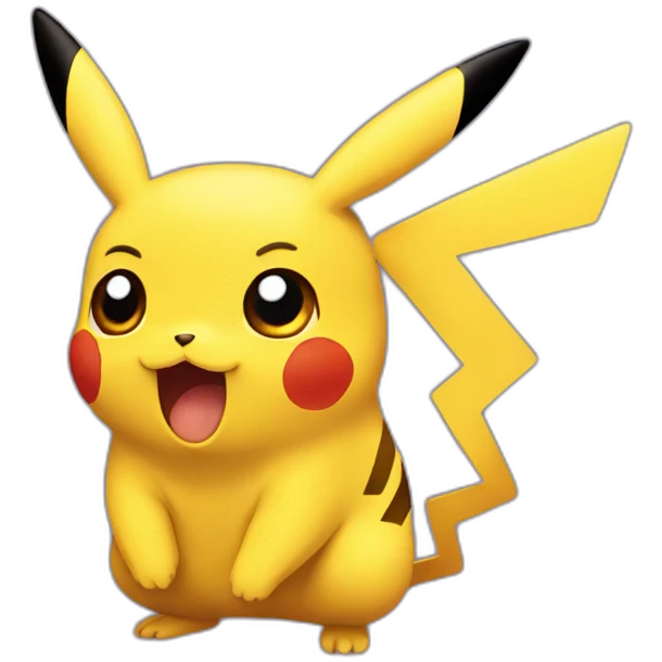 surprised pikachu face emoji