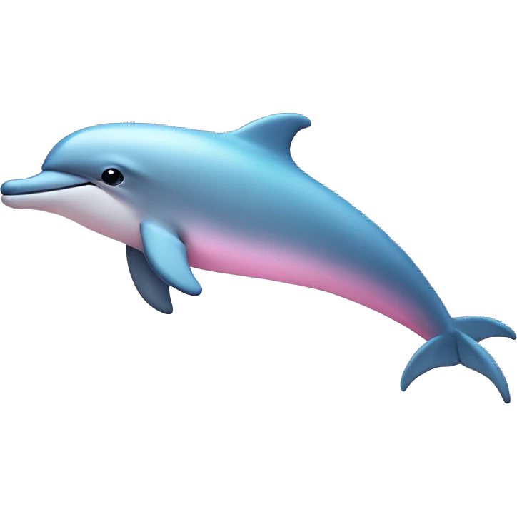 Pastel-pink-colors-dolphin emoji