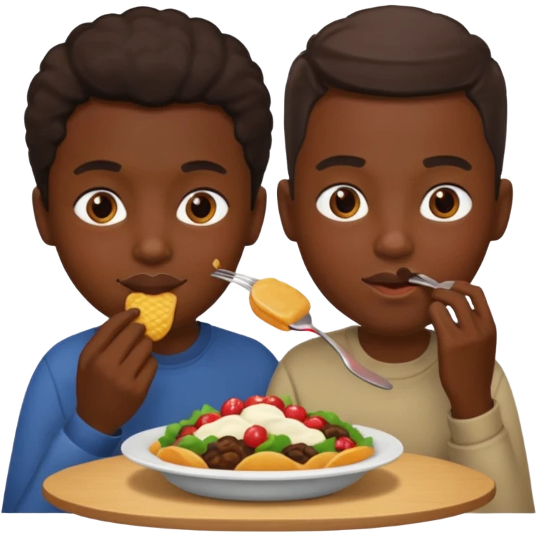 i want two person nicke eatche athore emoji