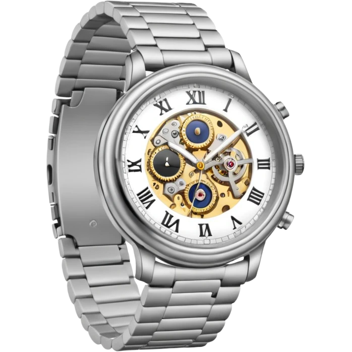 A hand with a watch emoji