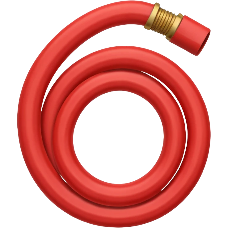 Hose,red color emoji