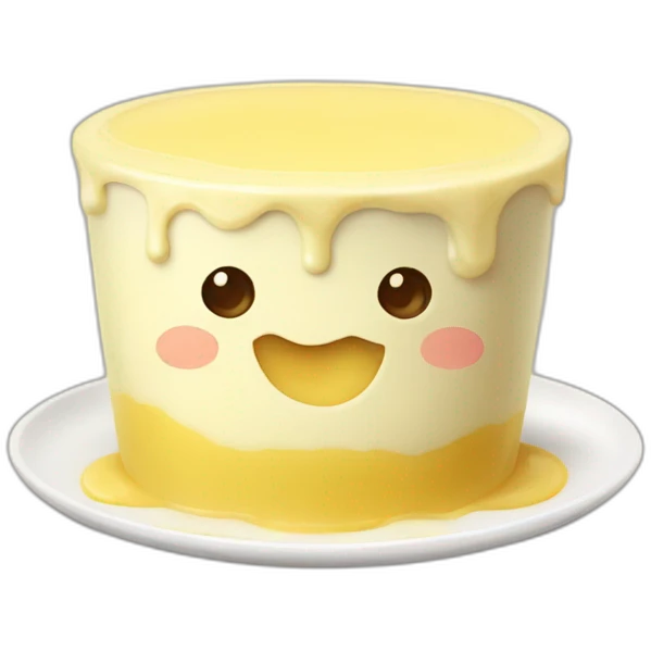vanilla pudding emoji