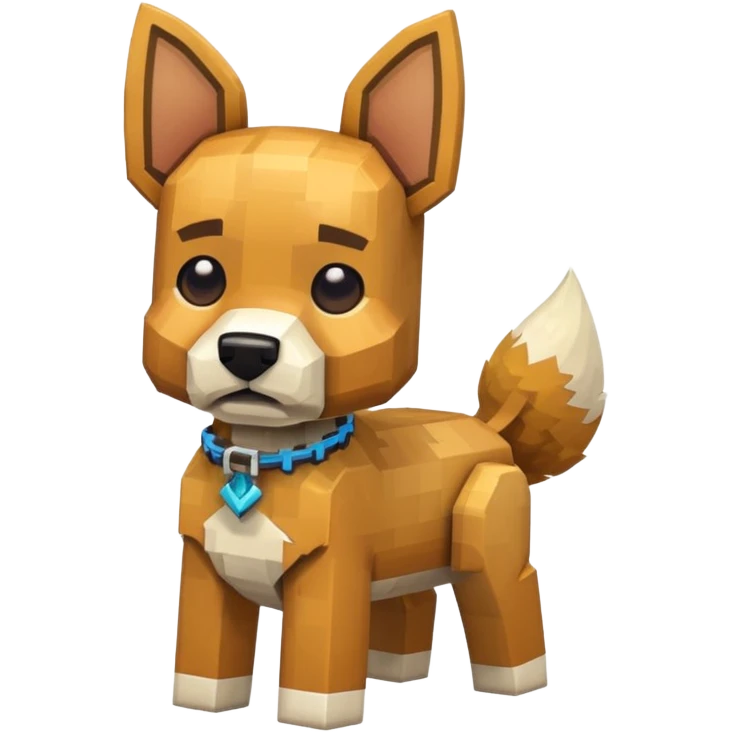 Minecraft dog emoji