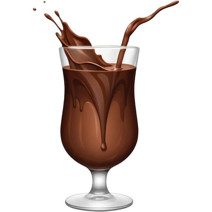 glass of chocolate water emoji