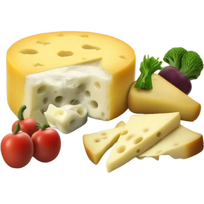 Raclette dans des poêlons  emoji