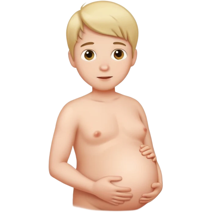 Pregnant boy emoji
