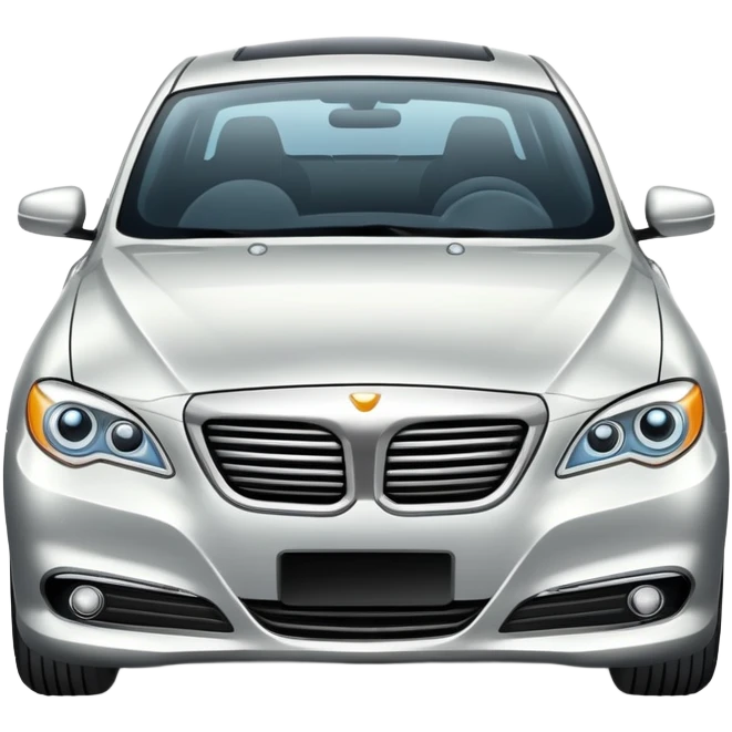 Modern sedan car emoji