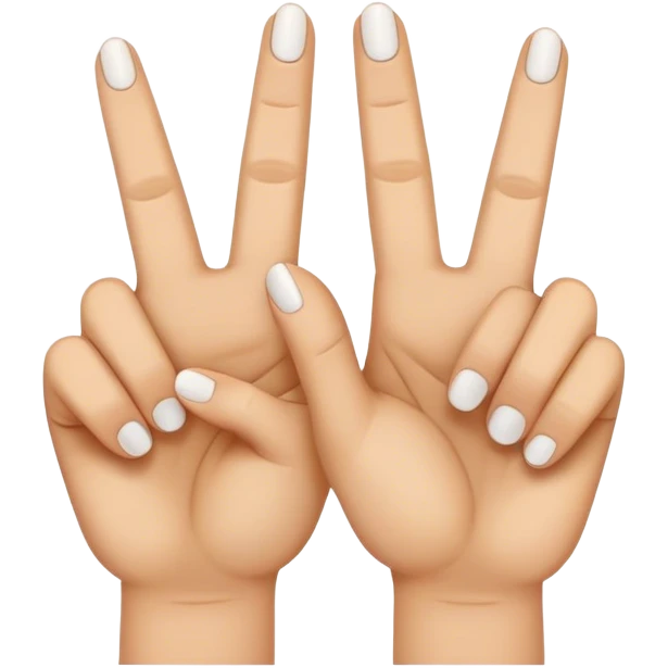 Fingers crossed emoji