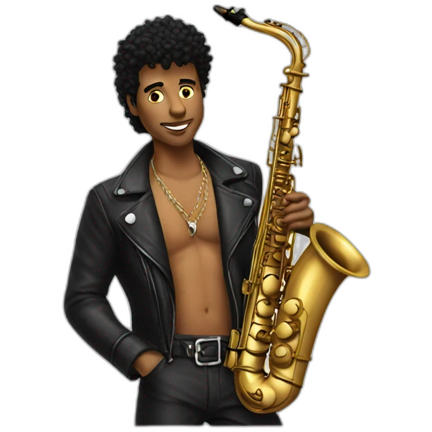sexy sax man from the lost boys emoji