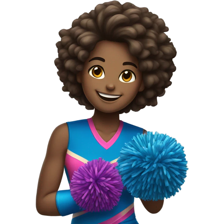 Girl with Pom poms emoji
