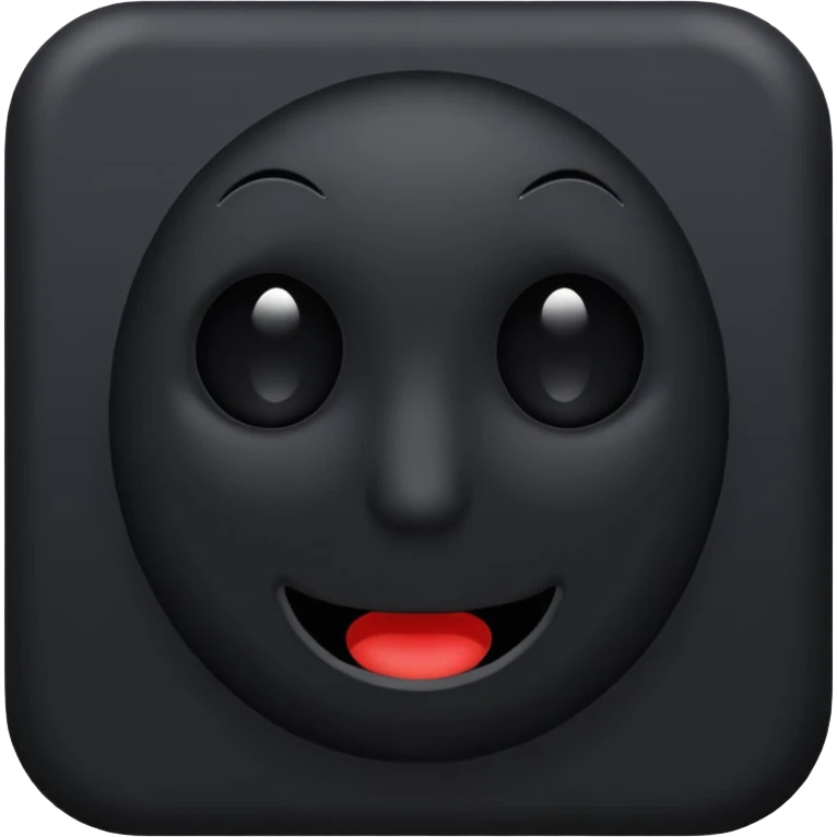 MAKE IT BLACK emoji