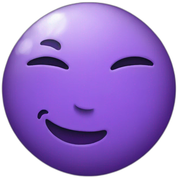 purple moon  emoji