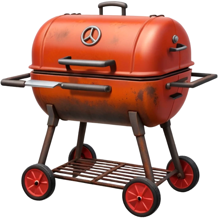 Red bbq grill emoji