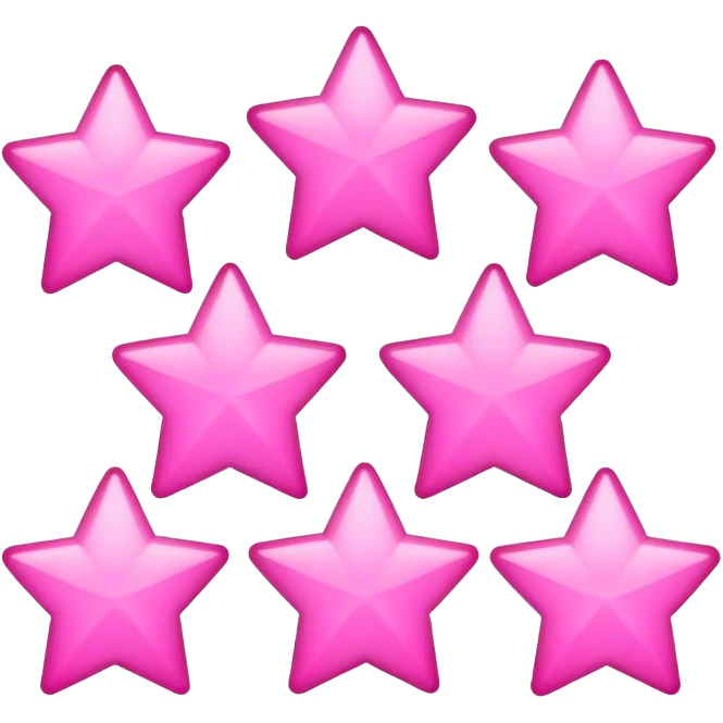 pink stars icon emoji