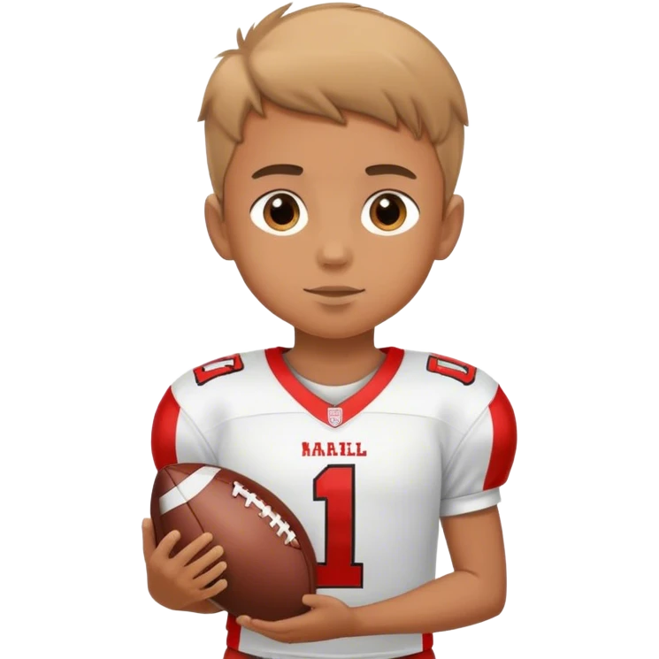 Football kid emoji