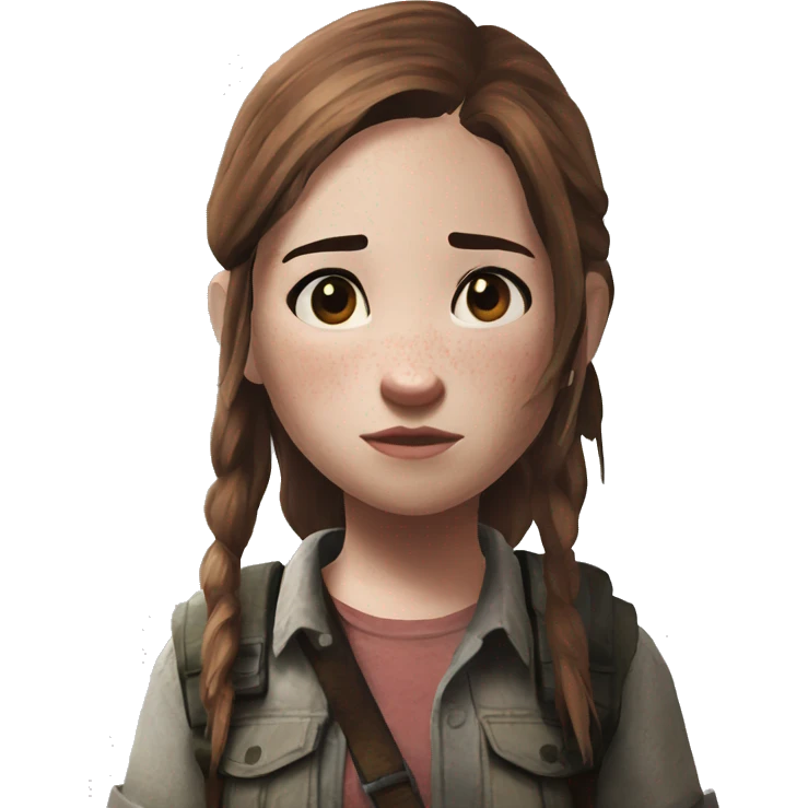 Ellie the last of us Little bit dezoom emoji