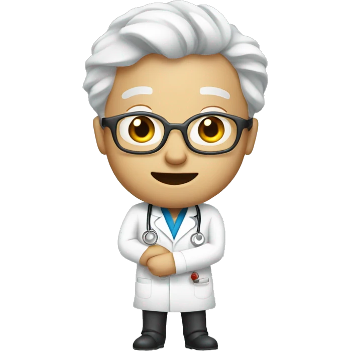 Crazy doctor emoji