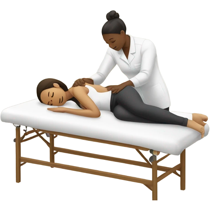 Woman having massage emoji