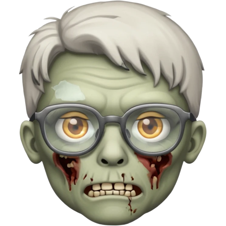 zombie glasses emoji