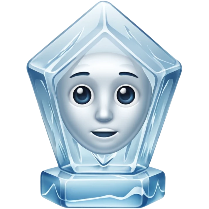 full  ice sculpture emoji