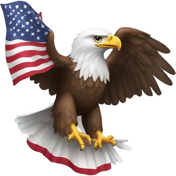 eagle-with-american-flag emoji