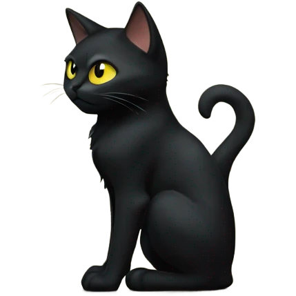 Chat noir emoji