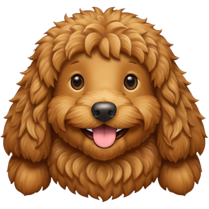 Thumbs up golden doodle emoji