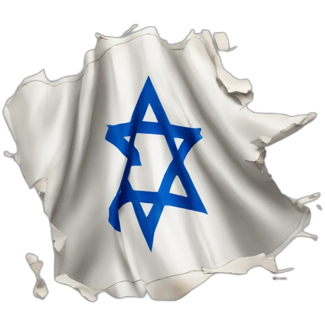 Isreal-flag-torn emoji