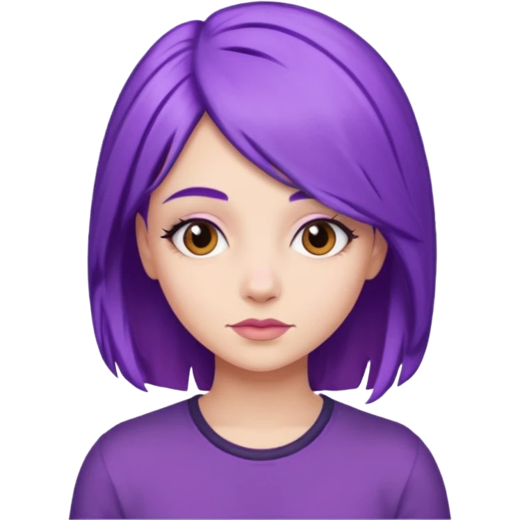 purple Tina emoji
