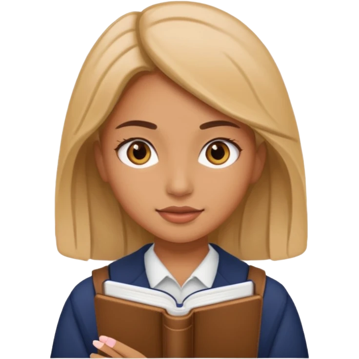 Female students studying abroad emoji